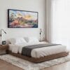 04 - Framed Sedona Arizona Watercolor - Panorama Canvas Print - Bedroom.jpg