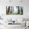 04 - Framed Sequoia National Park Panorama Watercolor Canvas Print - Coastal Living Room.jpg