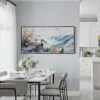 04 - Framed Shenandoah National park Panorama Watercolor Canvas Print - Coastal Kitchen.jpg