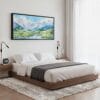 05 - Framed Katmai National Park Panorama Watercolor Canvas Print - Bedroom.jpg