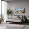 05 - Framed Zion National Park Panorama Watercolor Canvas Print - Modern Living Room.jpg