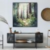 05 - Large Redwoods national park Watercolor - Square Canvas Print in Midcentury Corner.jpg