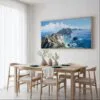 06 - Framed Channel Island National Park Watercolor - Panorama Canvas Print - Dining Table.jpg