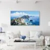 07 - Framed Channel Island National Park Watercolor - Panorama Canvas Print - Coastal Living Room.jpg