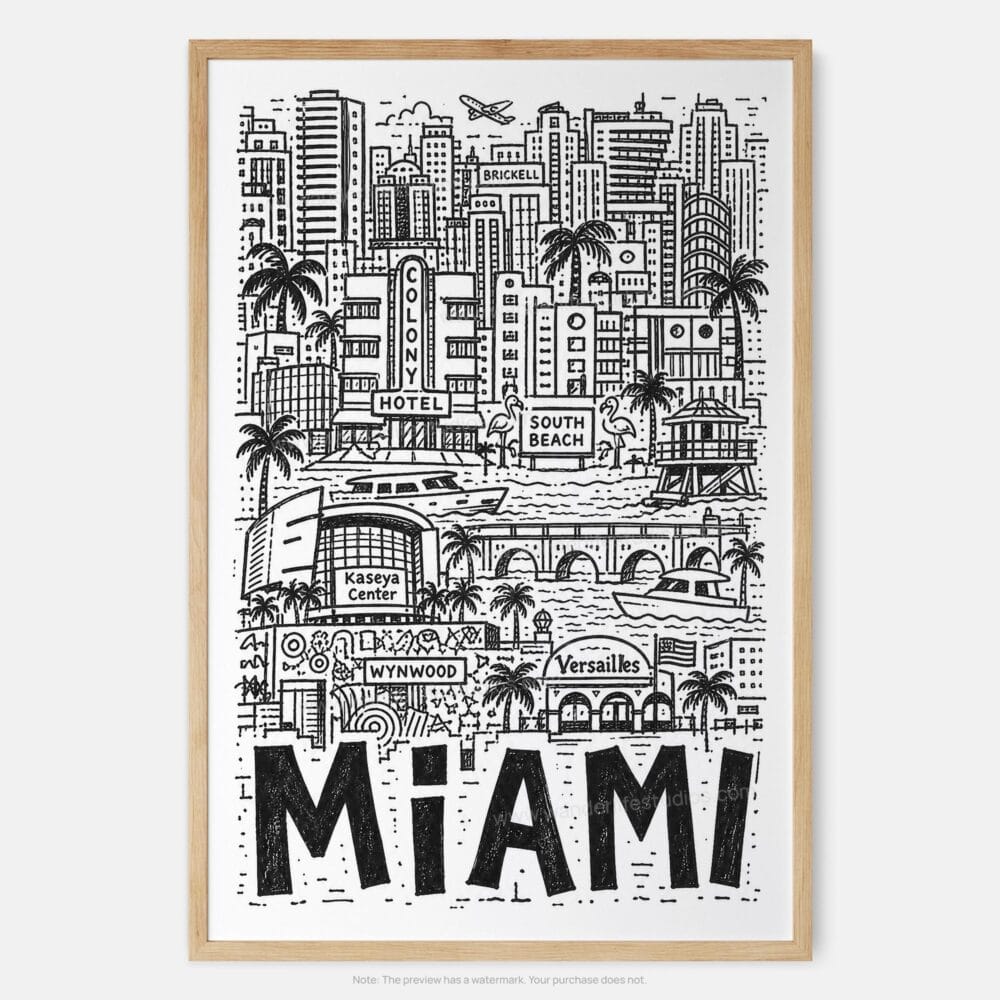 01 - Miami City Art - Pencil Style Art Print - Main - Vertical.jpg 01 - Miami City Art - Pencil Style Art Print - Main - Vertical.jpg