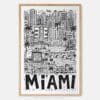 01 - Miami City Art - Pencil Style Art Print - Main - Vertical.jpg