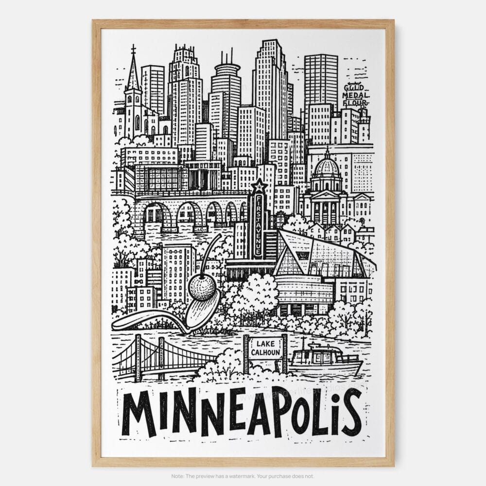 01 - Minneapolis City Art - Pencil Style Art Print - Main - Vertical.jpg 01 - Minneapolis City Art - Pencil Style Art Print - Main - Vertical.jpg