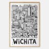 01 - Wichita City Art - Pencil Style Art Print - Main - Vertical.jpg