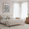 03 - Framed Atlanta City Art - Pencil Style Canvas Print - Coastal Bedroom - Vertical.jpg