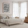 04 - Framed Washington DC City Art - Pencil Style Canvas Print - Coastal Bedroom - Vertical.jpg