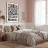 04 - Milwaukee City Art - Pencil Style Art Print in Boho Living Room - Vertical.jpg