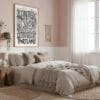 06 - Portland City Art - Pencil Style Art Print in Boho Living Room - Vertical.jpg