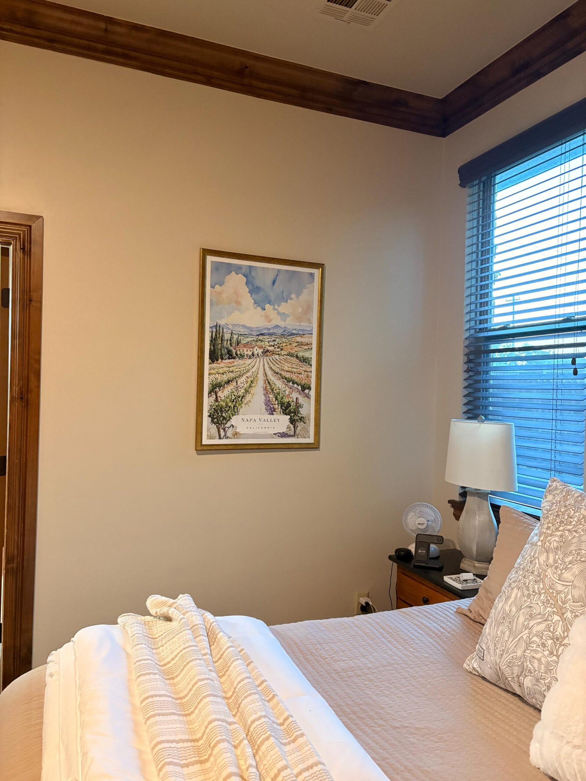 etsy customer review photo Napa Valley framed