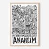 01 - Anaheim City Art - Pencil Style Art - Digital Download - Main.jpg