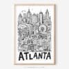 01 - Atlanta City Art - Pencil Style Art - Digital Download - Main.jpg