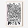 01 - Austin City Art - Pencil Style Art - Digital Download - Main.jpg