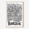 01 - Bangkok City Art - Pencil Style Art - Digital Download - Main.jpg