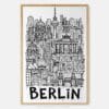 01 - Berlin City Art - Pencil Style Art Print - Main - Vertical.jpg