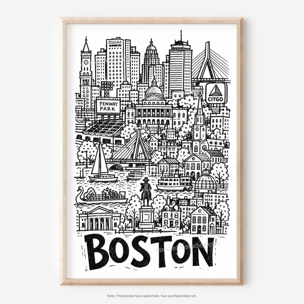 01 - Boston City Art - Pencil Style Art - Digital Download - Main.jpg 01 - Boston City Art - Pencil Style Art - Digital Download - Main.jpg