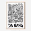 01 - Da Nang City Art - Pencil Style Art - Digital Download - Main.jpg