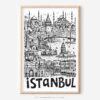 01 - Istanbul City Art - Pencil Style Art - Digital Download - Main.jpg