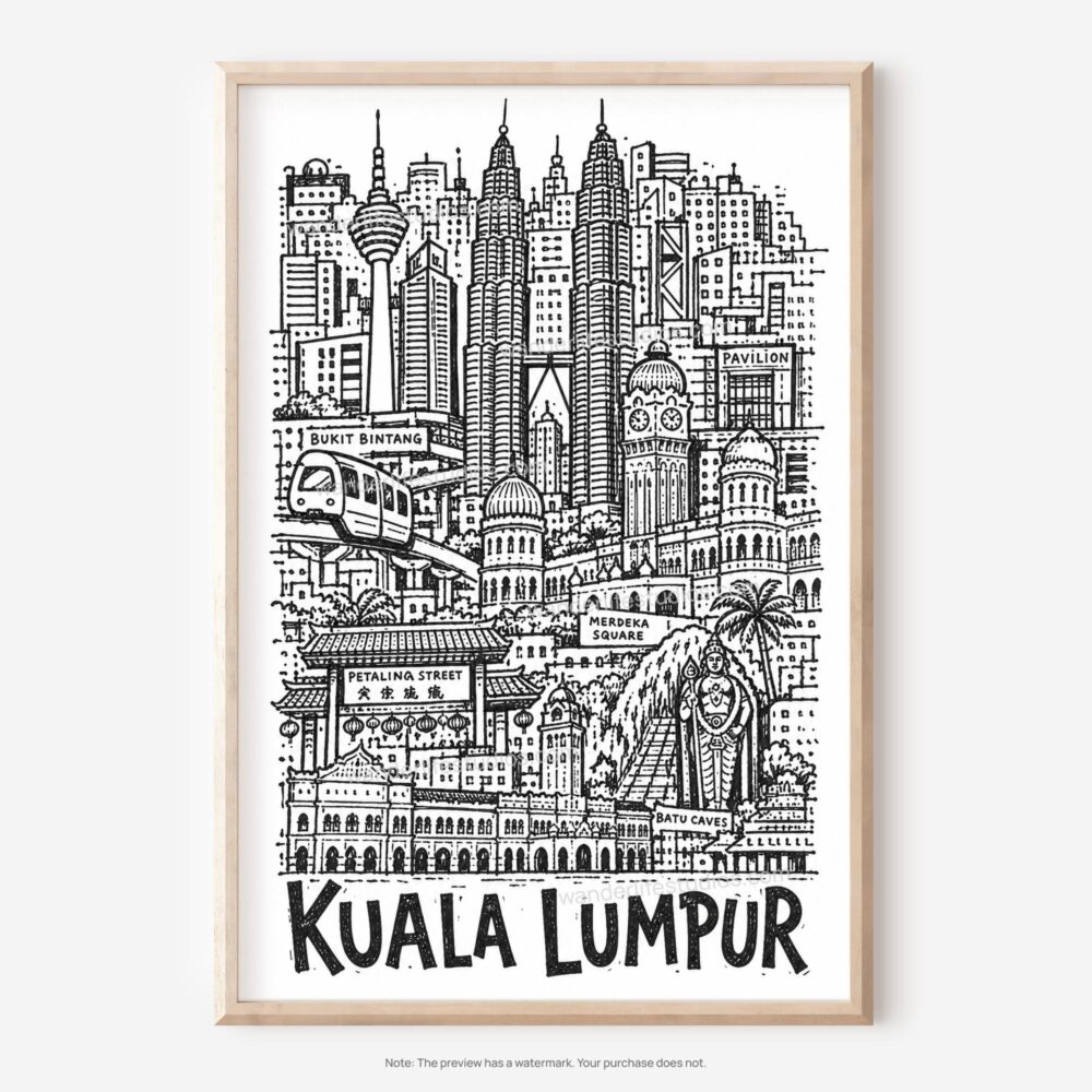 01 - Kuala Lumpur City Art - Pencil Style Art - Digital Download - Main.jpg 01 - Kuala Lumpur City Art - Pencil Style Art - Digital Download - Main.jpg