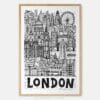 01 - London City Art - Pencil Style Art Print - Main - Vertical.jpg