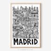 01 - Madrid City Art - Pencil Style Art - Digital Download - Main.jpg