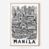 01 - Manila City Art - Pencil Style Art - Digital Download - Main.jpg