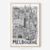 01 - Melbourne City Art - Pencil Style Art - Digital Download - Main.jpg