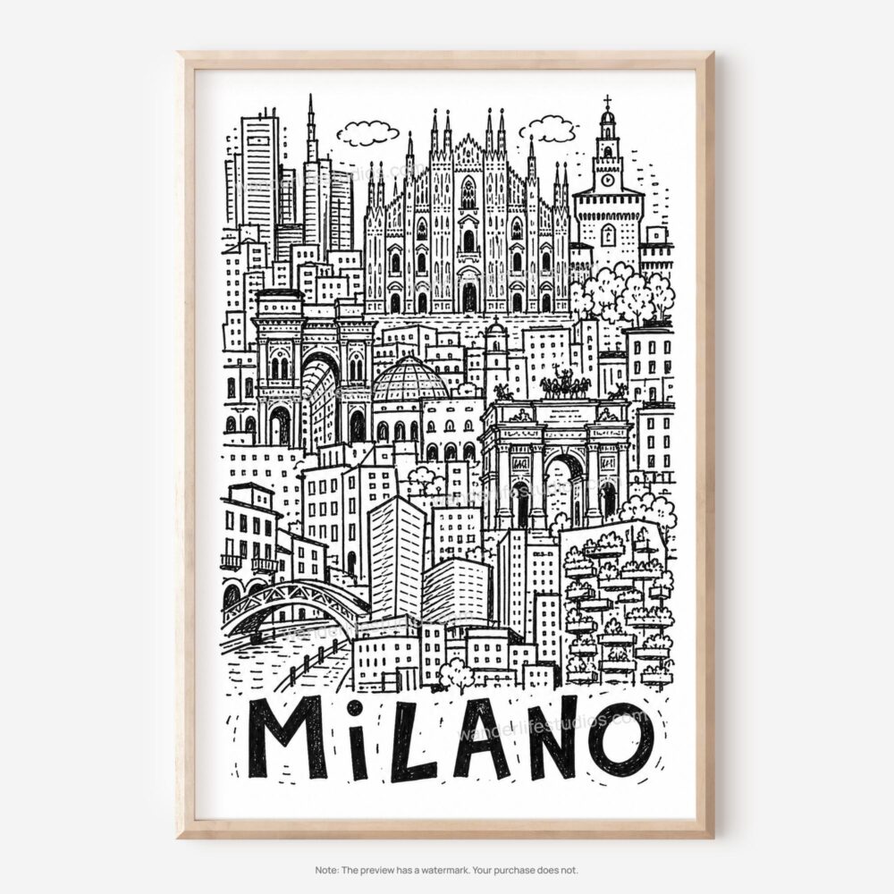 01 - Milano City Art - Pencil Style Art - Digital Download - Main.jpg 01 - Milano City Art - Pencil Style Art - Digital Download - Main.jpg