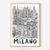 01 - Milano City Art - Pencil Style Art - Digital Download - Main.jpg