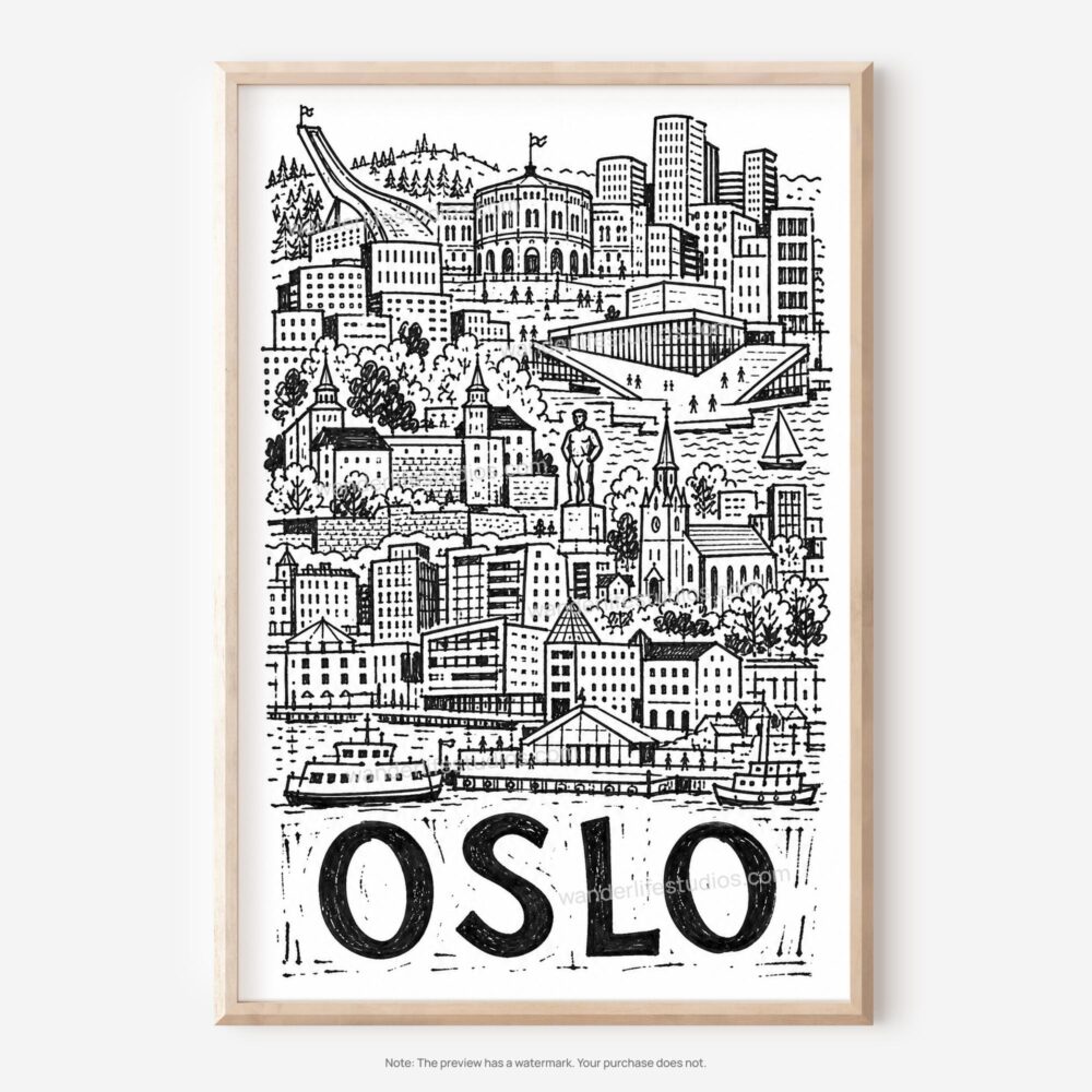 01 - Oslo City Art - Pencil Style Art - Digital Download - Main.jpg 01 - Oslo City Art - Pencil Style Art - Digital Download - Main.jpg