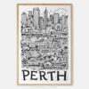 01 - Perth City Art - Pencil Style Art Print - Main - Vertical.jpg