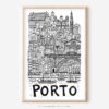 01 - Porto City Art - Pencil Style Art - Digital Download - Main.jpg