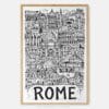 01 - Rome City Art - Pencil Style Art Print - Main - Vertical.jpg