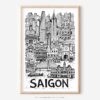 01 - Saigon City Art - Pencil Style Art - Digital Download - Main.jpg