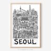 01 - Seoul City Art - Pencil Style Art - Digital Download - Main.jpg