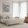 02 - Framed Istanbul City Art - Pencil Style Canvas Print - Coastal Bedroom - Vertical.jpg