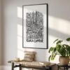 02 - Kuala Lumpur City Art - Pencil Style Art - Digital Download - Hallway.jpg