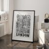 03 - London City Art - Pencil Style Art - Digital Download - Frame Standing on floor.jpg