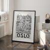 03 - Oslo City Art - Pencil Style Art - Digital Download - Frame Standing on floor.jpg