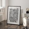 03 - Rome City Art - Pencil Style Art - Digital Download - Frame Standing on floor.jpg