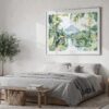 04 - Costa Rica Arenal Volcano Watercolor - Horizontal Art - Digital Download - Bedroom.jpg