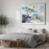 04 - Hawaii Volcanoes National Park Watercolor - Horizontal Art - Digital Download - Bedroom.jpg