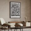 04 - Hiroshima City Art - Pencil Style Art - Digital Download - Japandi.jpg
