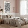 04 - Kuala Lumpur City Art - Pencil Style Art Print in Boho Living Room - Vertical.jpg
