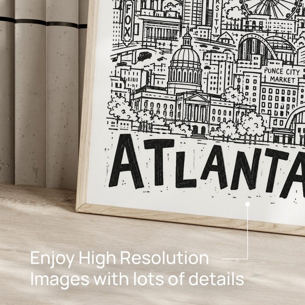 05 - Atlanta City Art - Pencil Style Art - Digital Download - Detail Zoom.jpg 05 - Atlanta City Art - Pencil Style Art - Digital Download - Detail Zoom.jpg