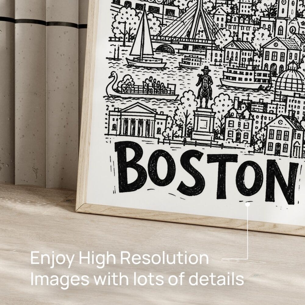 05 - Boston City Art - Pencil Style Art - Digital Download - Detail Zoom.jpg 05 - Boston City Art - Pencil Style Art - Digital Download - Detail Zoom.jpg