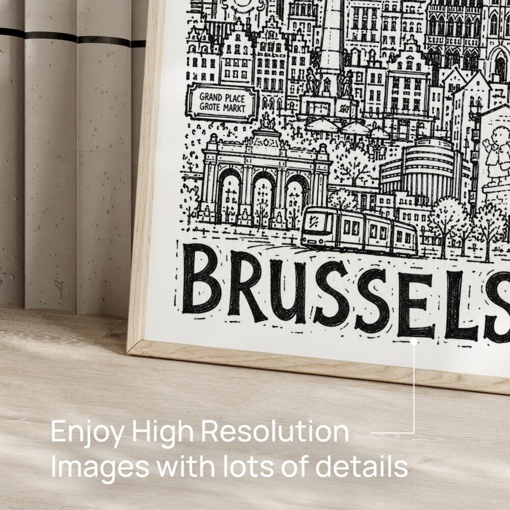 05 - Brussels City Art - Pencil Style Art - Digital Download - Detail Zoom.jpg 05 - Brussels City Art - Pencil Style Art - Digital Download - Detail Zoom.jpg
